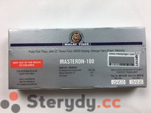 tył pudełka MASTERON-100