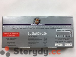 tył pudełka Sustanon-250