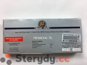 tył opakowania TRENHEXAL-76