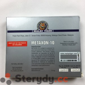 tył opakowania METAXON